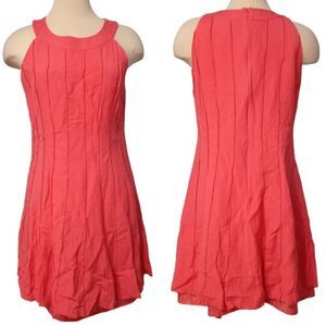Jessica
Howard Linen Blend Sleeveless Fit and Flare Short Dress Size 12 Pink